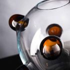 Kulatá vnitřní váza z foukaného skla Murano Made in Italy - Astore Viadurini