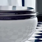 Klasický design podlahové vázy Zpět na zeď Made in Italy Ceramic - Marwa Viadurini