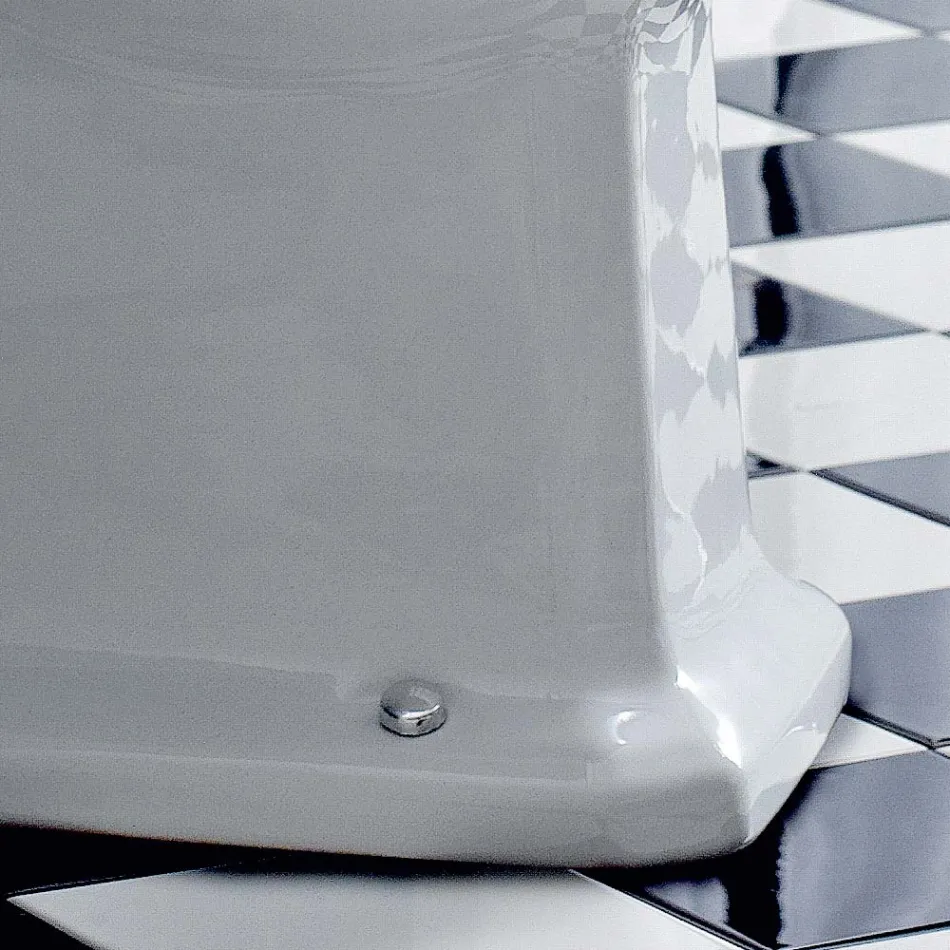 Klasický design podlahové vázy Zpět na zeď Made in Italy Ceramic - Marwa Viadurini