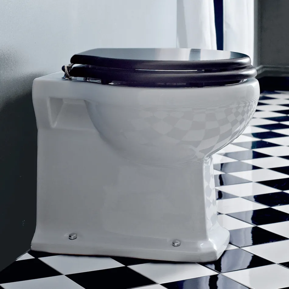 Klasický design podlahové vázy Zpět na zeď Made in Italy Ceramic - Marwa Viadurini