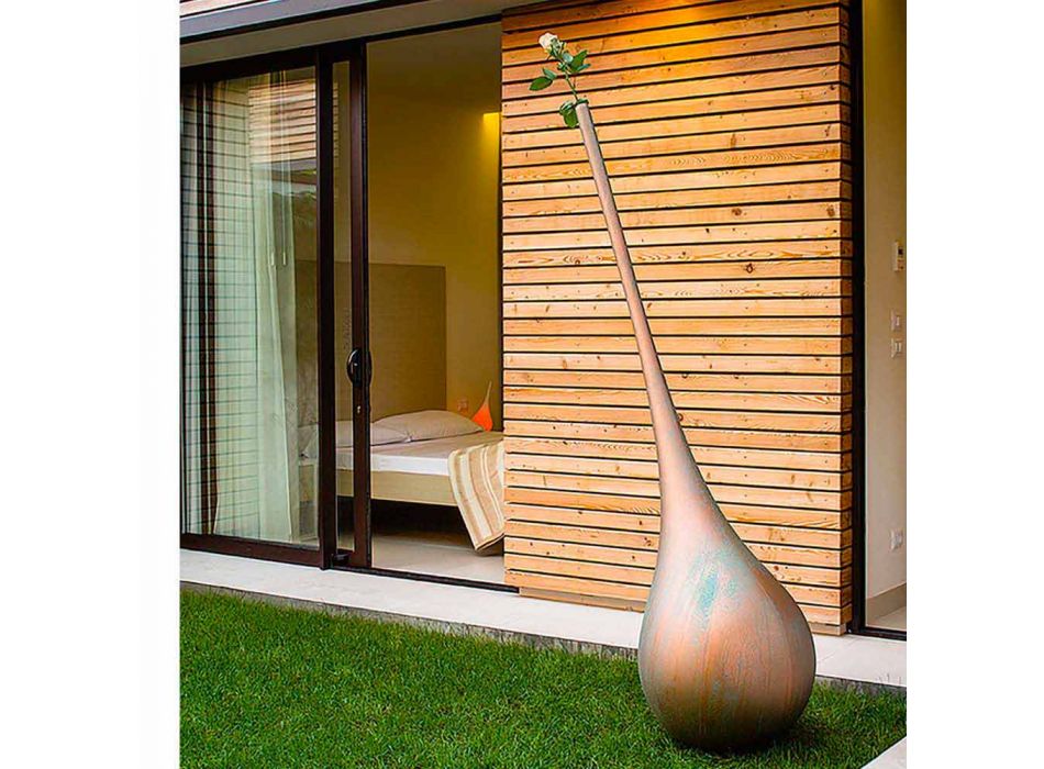 Dekorativní zemní váza pro venkovní nebo vnitřní plast - Ampule od Myyour Viadurini