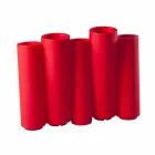 Dekorativní barevné vázy Slide Bamboo moderní design vyrobený v Itálii Viadurini