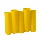 Dekorativní barevné vázy Slide Bamboo moderní design vyrobený v Itálii Viadurini