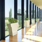 Barevná dekorativní váza Slide Moderní polyetylénová váza vyrobená v Itálii Viadurini