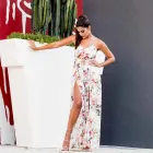 Barevná dekorativní váza Slide Moderní polyetylénová váza vyrobená v Itálii Viadurini