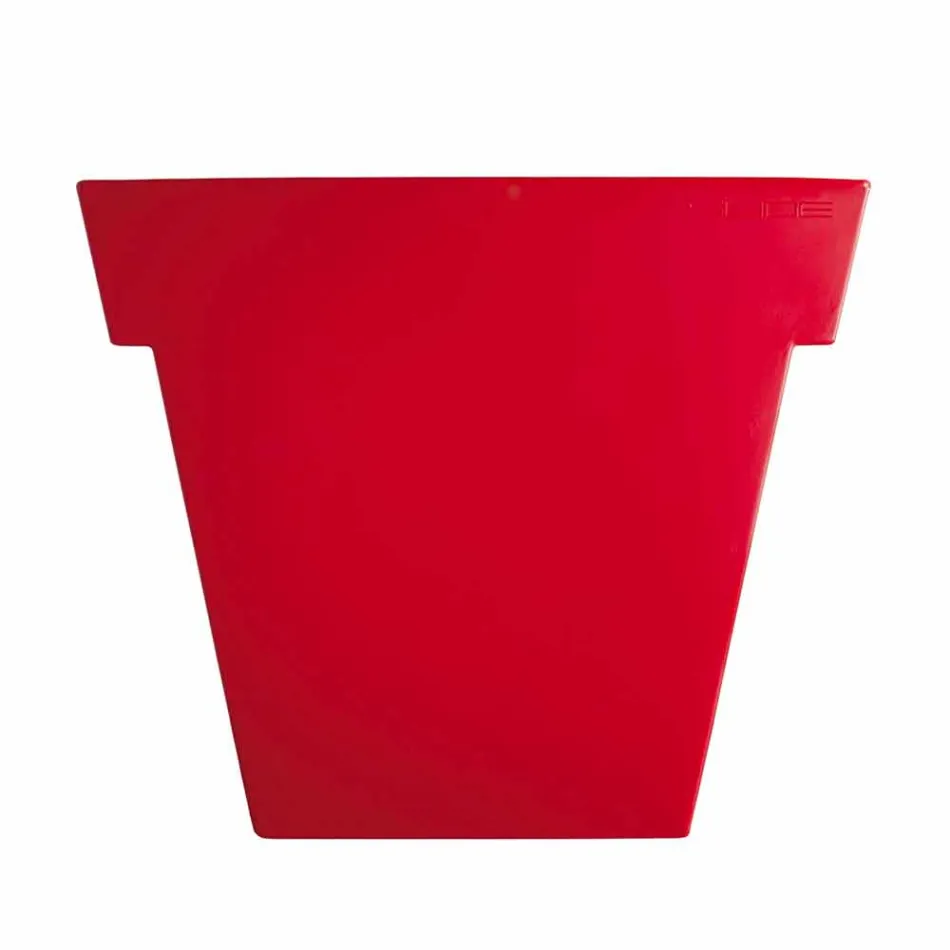 Barevná dekorativní váza Slide Moderní polyetylénová váza vyrobená v Itálii Viadurini