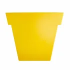 Barevná dekorativní váza Slide Moderní polyetylénová váza vyrobená v Itálii Viadurini