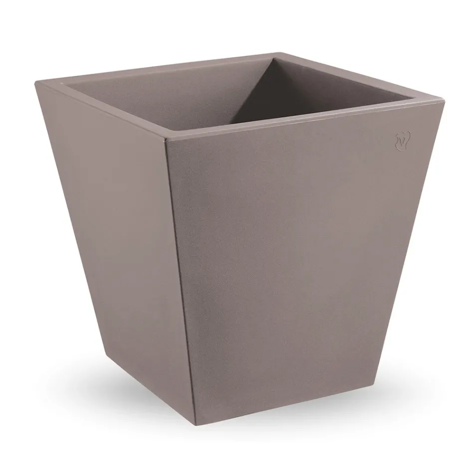 Vnitřní dekorativní váza z barevného polyetylenu Made in Italy - Mengo Viadurini