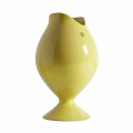 Dekorativní designová váza ve tvaru králové ryby v keramice Made in Italy - Rey
