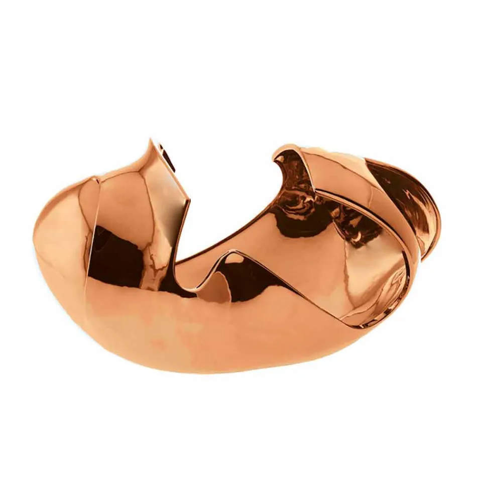 Dekorativní váza z matné nebo glazované keramiky vyrobené v Itálii - vlny Viadurini