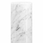 Bílá Carrara Marble Dekorativní Váza Vyrobeno v Itálii Design - Nevea Viadurini