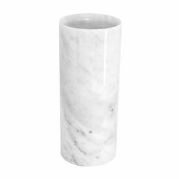 Bílá Carrara Marble Dekorativní Váza Vyrobeno v Itálii Design - Nevea