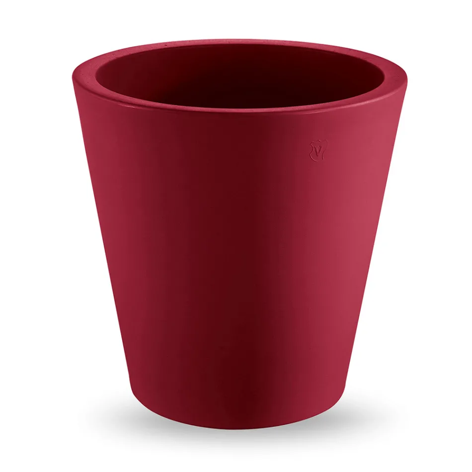 Kulatá barevná polyetylenová dekorativní váza Made in Italy - Mengo Viadurini