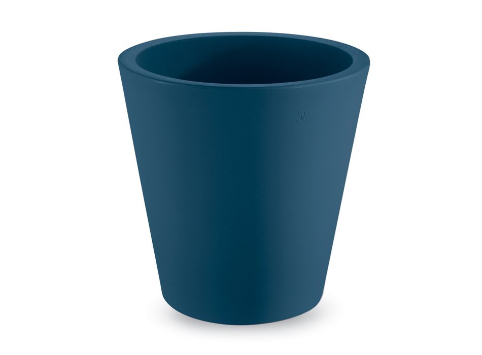 Kulatá barevná polyetylenová dekorativní váza Made in Italy - Mengo Viadurini