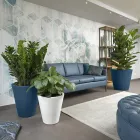 Kulatá barevná polyetylenová dekorativní váza Made in Italy - Mengo Viadurini