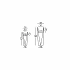 Čtvercová polyetylenová dekorativní váza vyrobená v Itálii - Bonina Viadurini