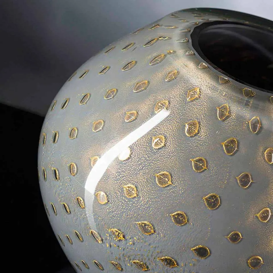 Dekorativní váza z barevného foukaného skla Murano vyrobené v Itálii - Barletta Viadurini