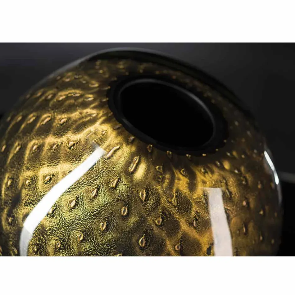 Dekorativní váza z barevného foukaného skla Murano vyrobené v Itálii - Barletta Viadurini