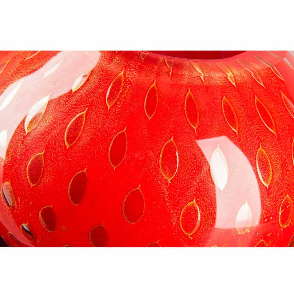 Dekorativní váza z barevného foukaného skla Murano vyrobené v Itálii - Barletta Viadurini