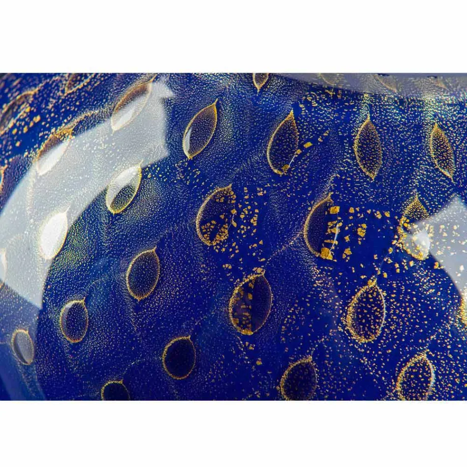 Dekorativní váza z barevného foukaného skla Murano vyrobené v Itálii - Barletta Viadurini