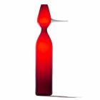 Červená váza z foukaného skla Murano vyrobená v Itálii - Belindo Viadurini