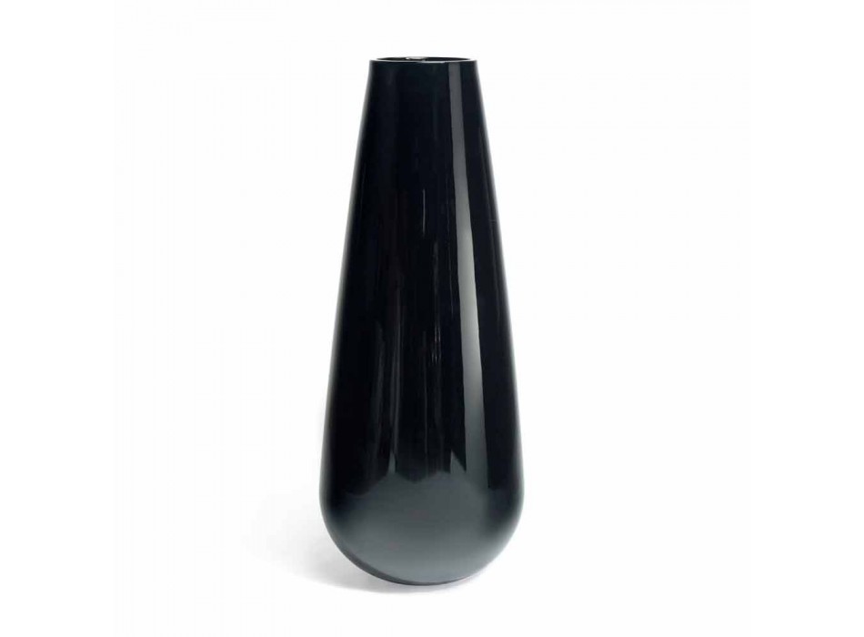 Venkovní dekorativní designová váza z polyethylenu vyrobená v Itálii - Menea Viadurini