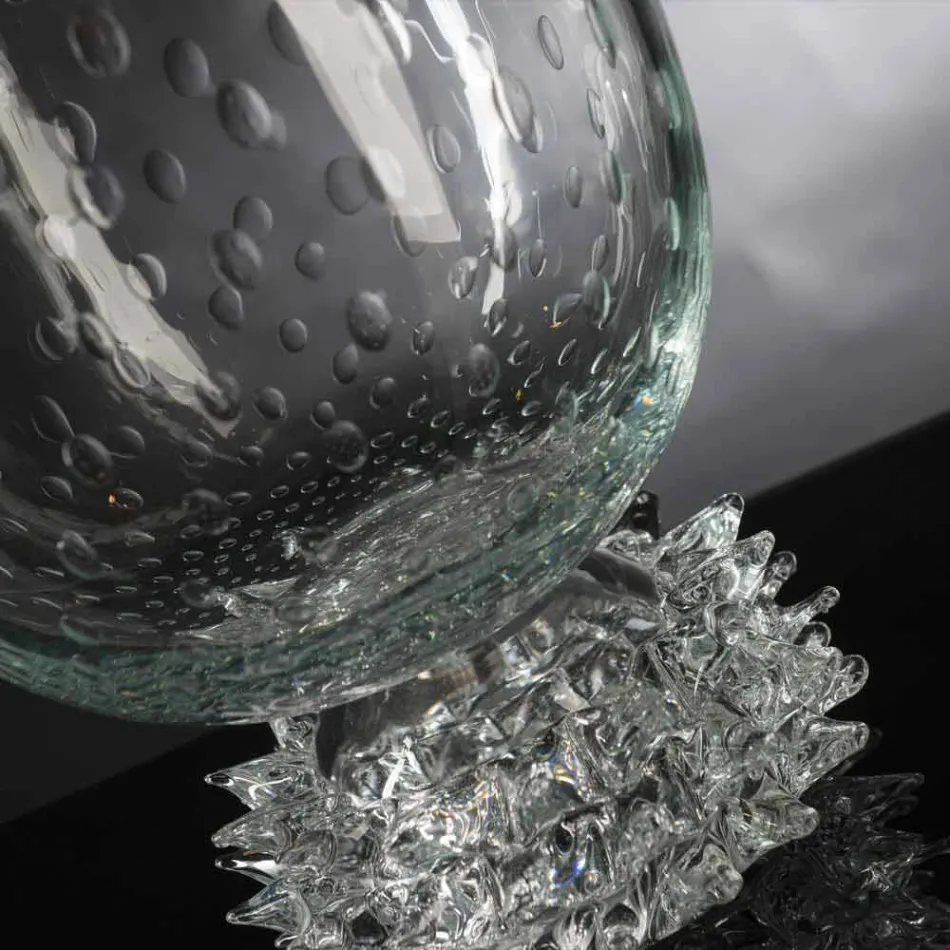 Elegantní vnitřní váza ze skla Murano vyrobená v Itálii - Copernicus Viadurini