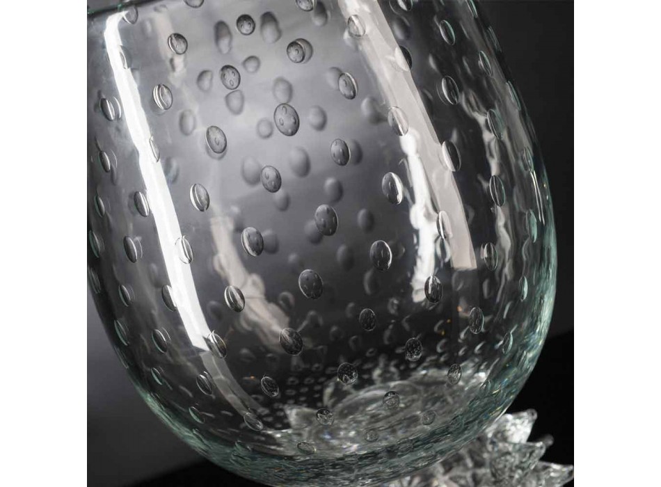 Elegantní vnitřní váza ze skla Murano vyrobená v Itálii - Copernicus Viadurini