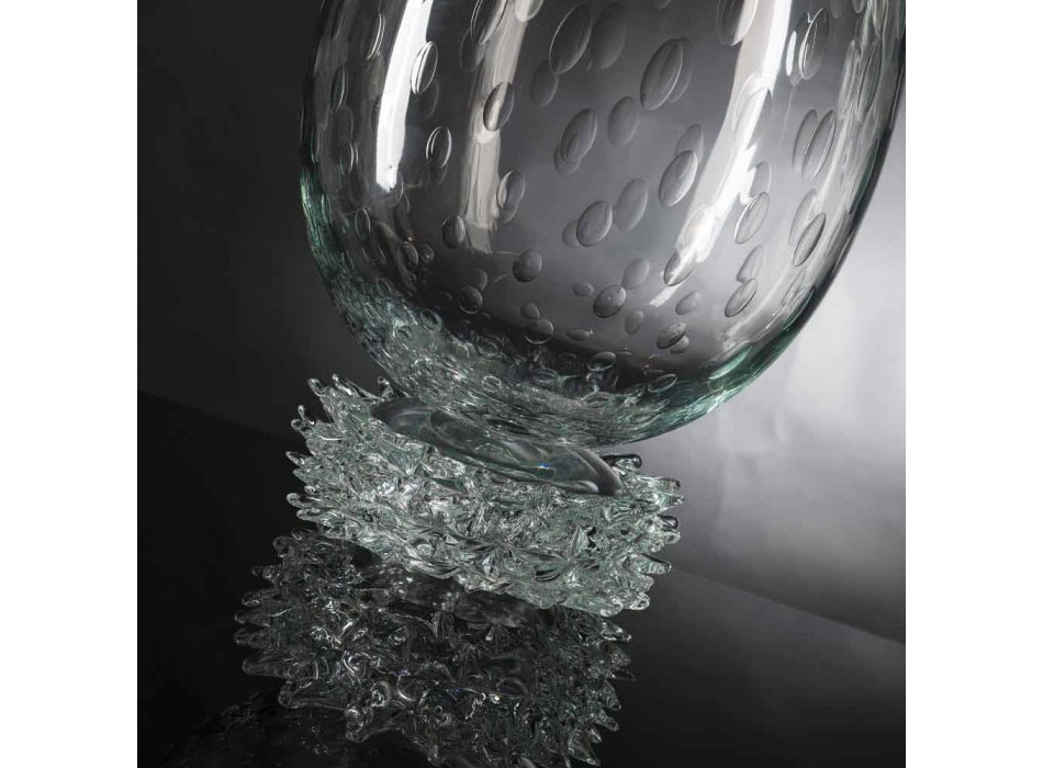 Elegantní vnitřní váza ze skla Murano vyrobená v Itálii - Copernicus Viadurini