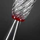 Elegantní vnitřní váza z foukaného skla Murano Made in Italy - Inverso Viadurini