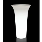 Kulatý zahradní květináč z polyetylenu Made in Italy - Tremont Viadurini