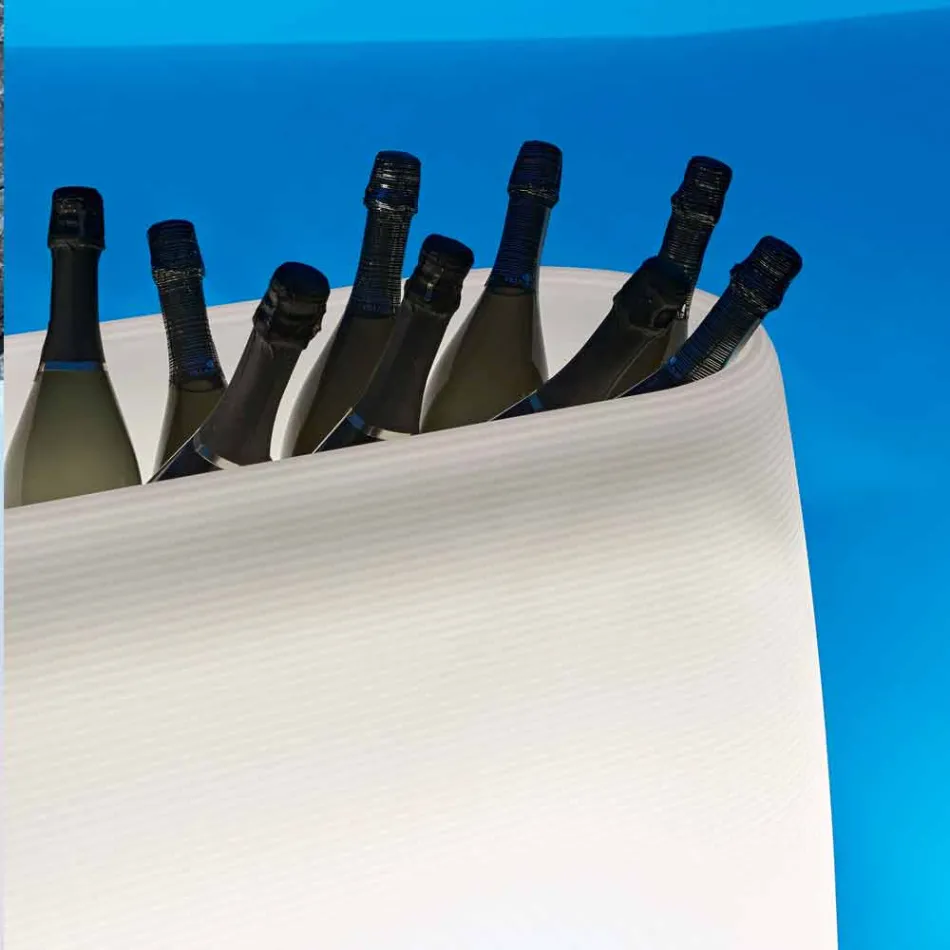 Váza na květináče ze světelného plastu, design ve 3 velikostech - Pandora od Myyour Viadurini