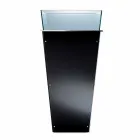 Volně stojící váza ve skle a výměnné panely 3 rozměry - Ghenna Viadurini