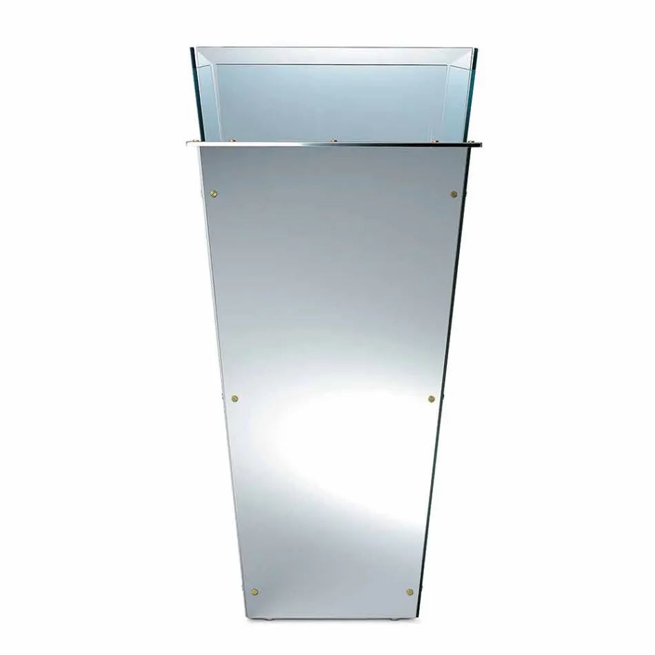 Volně stojící váza ve skle a výměnné panely 3 rozměry - Ghenna Viadurini