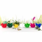 Váza fuchsie indoor / outdoor návrh dappreggiato Pina, made in Italy Viadurini