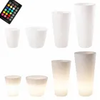 Vícebarevný nebo solární LED osvětlený hrnec pro zahradu nebo obývací pokoj - Vasostar Viadurini