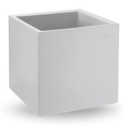 Váza v barevném polyetylenu krychlového tvaru Made in Italy - Tonello Viadurini