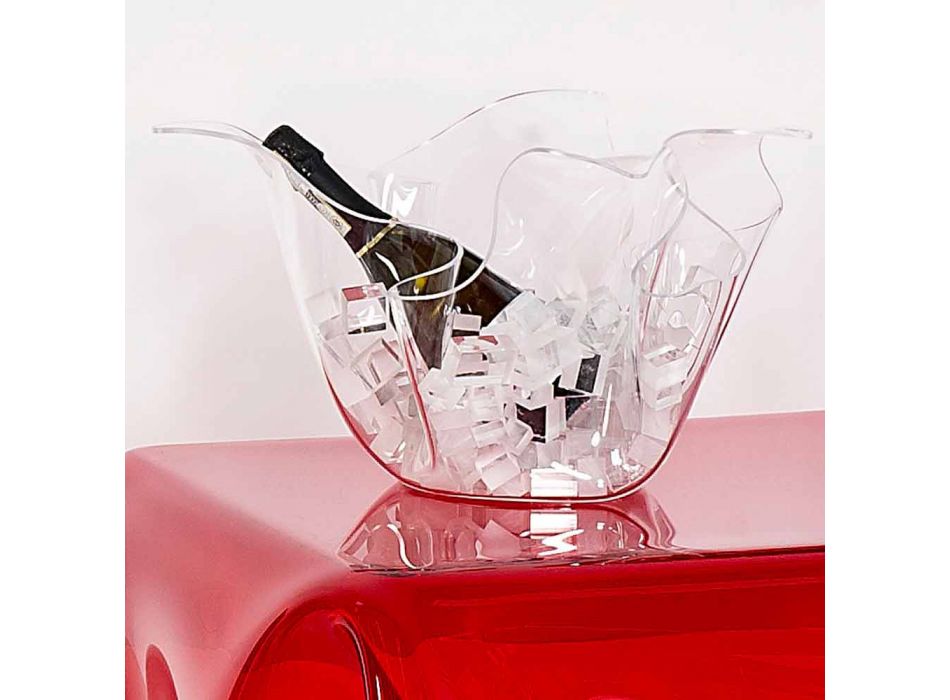 Váza vnitřní / vnější multifunkční transparentní Pina, moderní design Viadurini