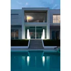 Venkovní světelná váza s LED světlem z polyethylenu vyrobená v Itálii - Nadai Viadurini