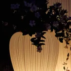 Světelná venkovní váza s moderním designem z polyethylenu, 2 kusy - kůže od Myyour Viadurini