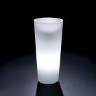 Vysoká vnitřní váza z bílého polyetylenu Made in Italy - Devid Viadurini