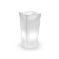 Vysoká vnitřní váza z bílého polyetylenu Made in Italy - Devid