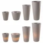 Svítící váza pro exteriéry a interiéry, barevný design ve 3 rozměrech - Vasostar Viadurini