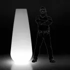 Světelná váza pro venkovní design z polyethylenu vyrobená v Itálii - Menea Viadurini