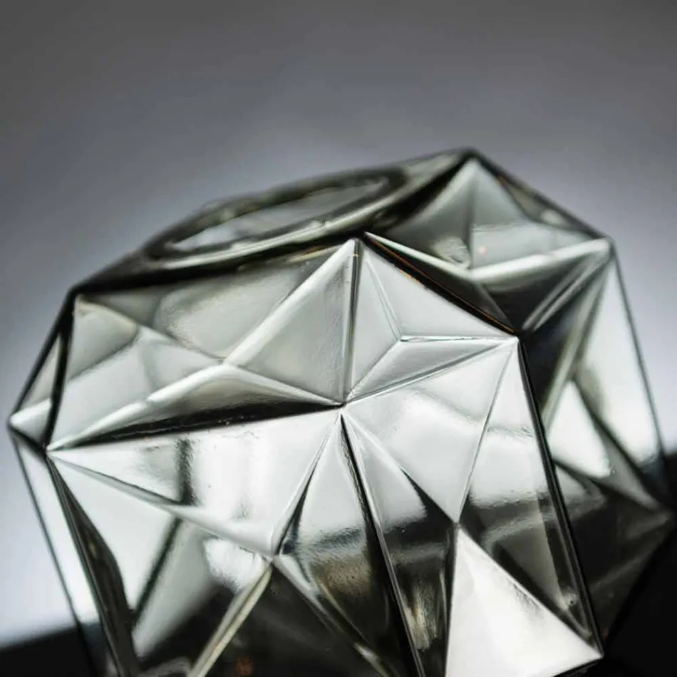 Moderní vnitřní skleněná váza vyrobená ručně v Itálii - orel Viadurini