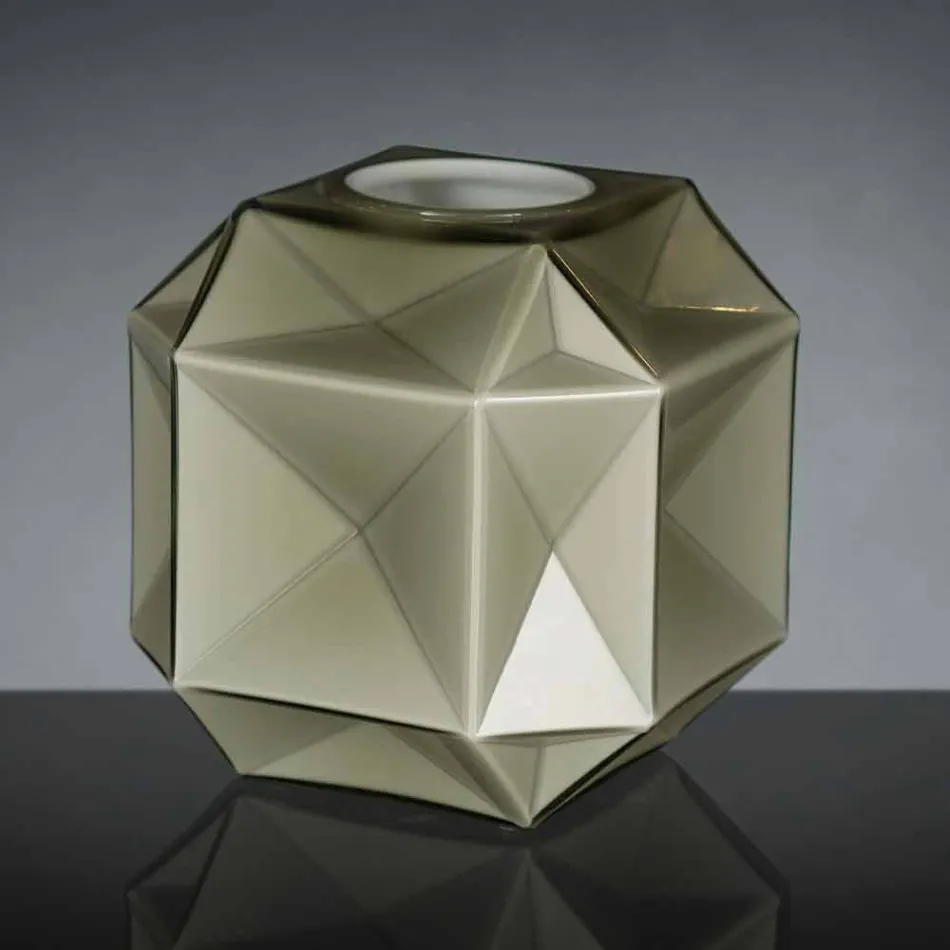 Moderní vnitřní skleněná váza vyrobená ručně v Itálii - orel Viadurini