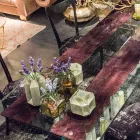 Moderní vnitřní skleněná váza vyrobená ručně v Itálii - orel Viadurini