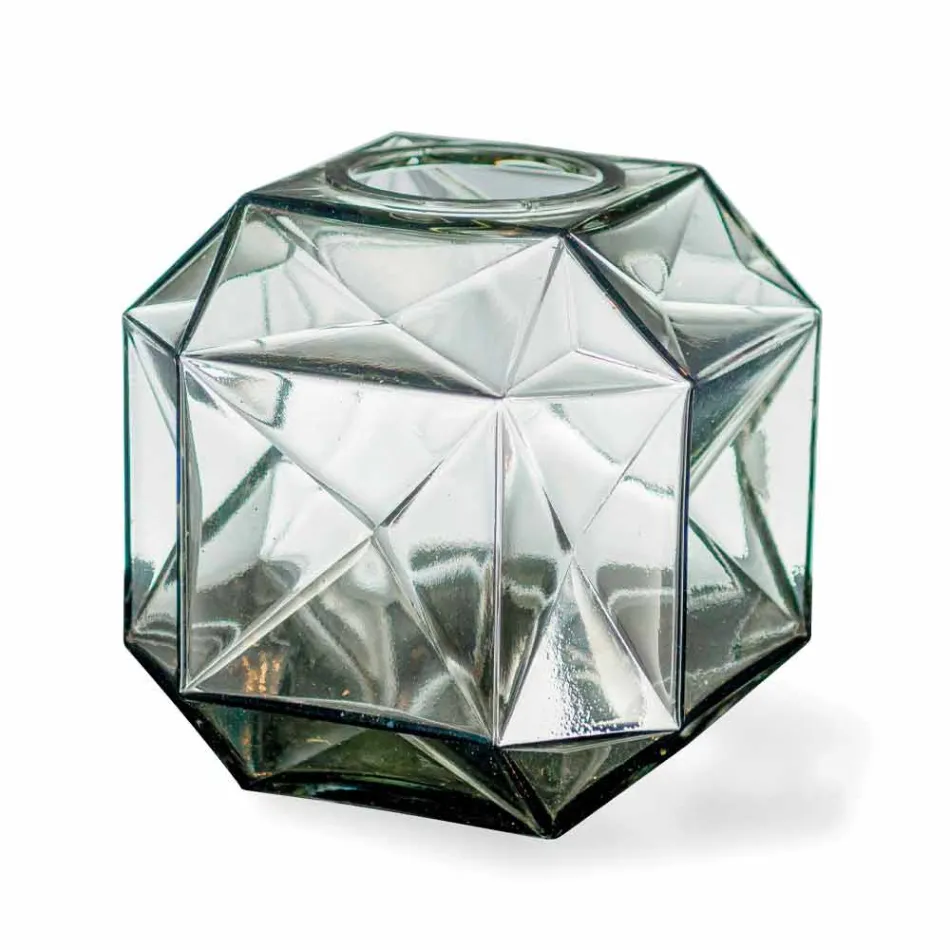 Moderní vnitřní skleněná váza vyrobená ručně v Itálii - orel Viadurini