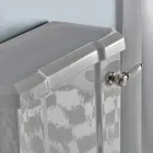 Klasická designová váza Monoblock v bílé keramice Vyrobeno v Itálii - Marwa Viadurini