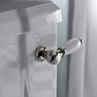 Klasická designová váza Monoblock v bílé keramice Vyrobeno v Itálii - Marwa Viadurini